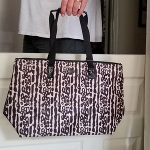COACH SIGNATURE Ocelot Print Nylon Weekender